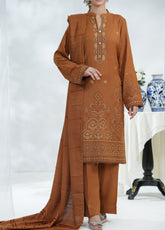 Miraas By VS Textile Embroidered Dhanak 3 Piece Unstitched Suit VS25MDWS D-47